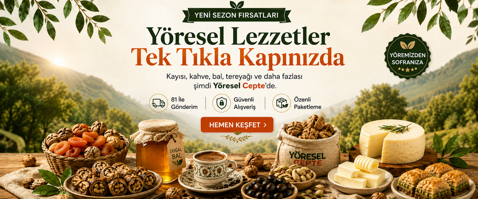 Açılışa özel yüzde 50'ye varan indirimler - Yöresel Cepte
