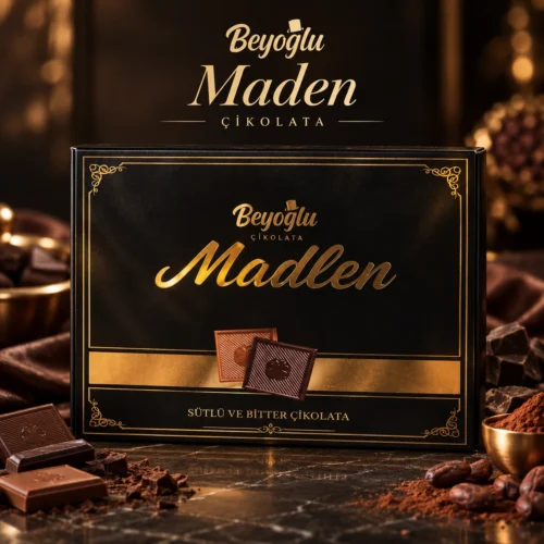 Beyoğlu Madlen Çikolata Beyoğlu sütlü ve bitter madlen çikolata kutusu