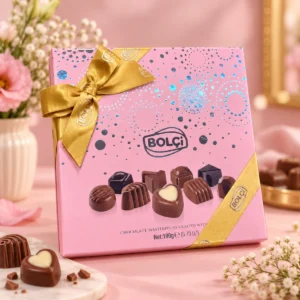 Bolçi Pembe Kutu Hediyelik Çikolata - Yöresel Cepte