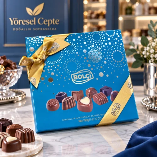 bolci-mavi-190g-cikolata-kutusu Bolçi Mavi Kutu Hediyelik Çikolata - Yöresel Cepte