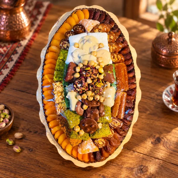 karisik-kayisi-lokum-kuruyemis-hediye-tepsisi-hd Somuncu Baba Paketi - Yöresel Cepte