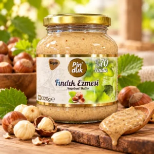 Pinduk Fındık Ezmesi kavanozu