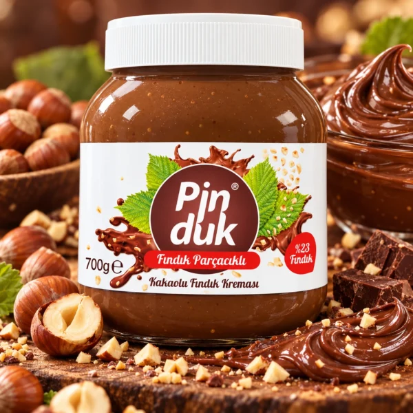 pinduk-findik-parcacikli-kakaolu-findik-kremasi-700g Pinduk Fındık Parçacıklı Kakaolu Fındık Kreması 700 g kavanozu