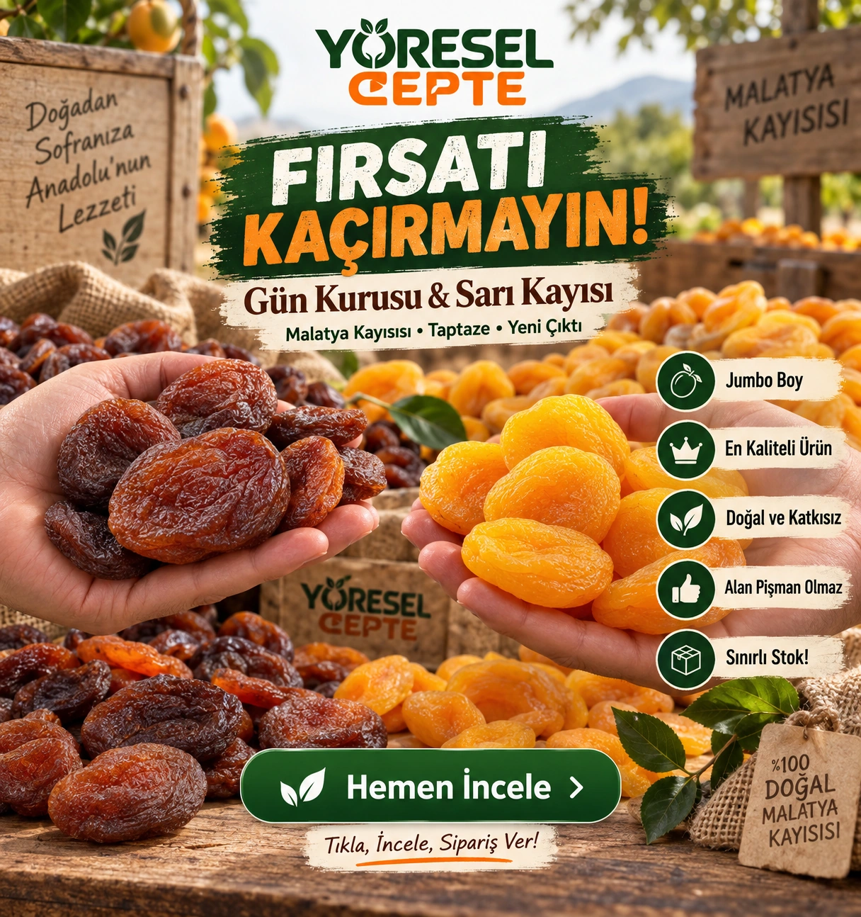 Yöresel Cepte açılışa özel yüzde 50'ye varan indirim kampanyası